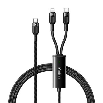 Mcdodo CA-8780 2in1 100W Type-C to Lightning Type-C Data Şarj Kablosu
