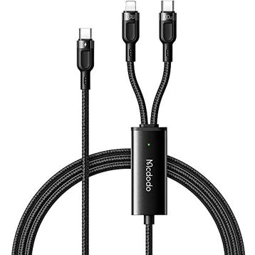 Mcdodo CA-8780 2in1 100W Type-C to Lightning Type-C Data Şarj Kablosu