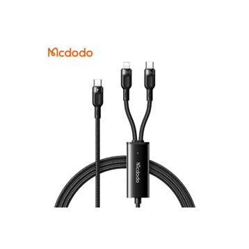 Mcdodo CA-8780 2in1 100W Type-C to Lightning Type-C Data Şarj Kablosu
