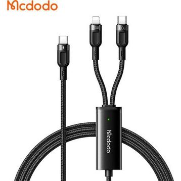Mcdodo CA-8780 2in1 100W Type-C to Lightning Type-C Data Şarj Kablosu