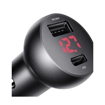 Mcdodo Cc-6810 30w 1xtype-c 1xusb Girişli Pd3.0 Siyah Hızlı Araç Çakmak Şarj Cihazı