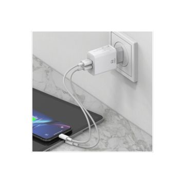 Mcdodo CH-662 iPhone 1 m 2.4A Beyaz Usb Şarj Adaptör Set