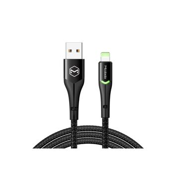 Mcdodo Çift Işıklı Led Switch 2a Iphone Lightning Siyah 1.2 m Şarj Kablosu
