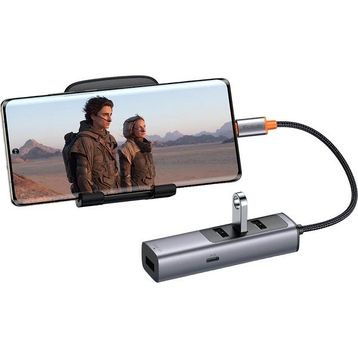 Mcdodo HU-1120 Gri 100W 1xType-C + 4xUSB 3.0 Çoklayıcı Adaptör