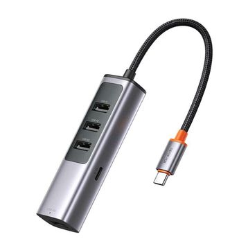 Mcdodo HU-1120 Gri 100W 1xType-C + 4xUSB 3.0 Çoklayıcı Adaptör