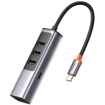 Mcdodo HU-1120 Gri 100W 1xType-C + 4xUSB 3.0 Çoklayıcı Adaptör