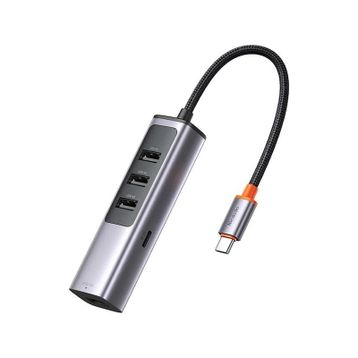 Mcdodo HU-1120 Gri 100W 1xType-C + 4xUSB 3.0 Çoklayıcı Adaptör