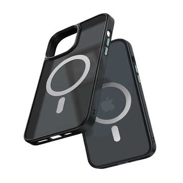 Mcdodo iPhone 14 Plus Magsafe Mat Siyah Kılıf