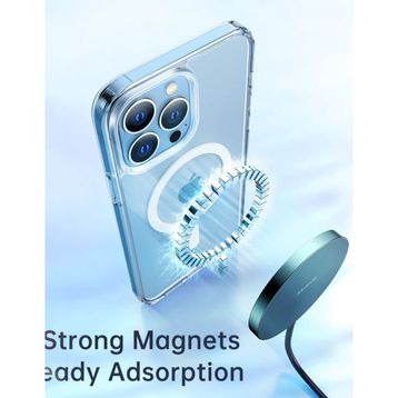 Mcdodo PC-1660 İPHONE13 Pro Şeffaf-Mat Magsafe Kılıf