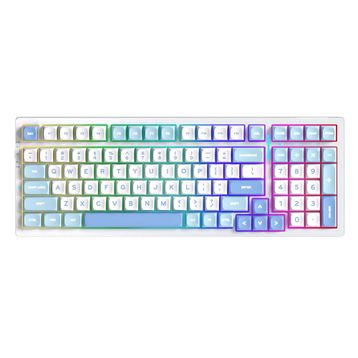 Mchose MC-G98S-2 G98 Pro %98 RGB Kablosuz Hotswap Mavi Mekanik Gaming Klavye