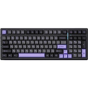 Mchose MC-G98S-3 G98 Pro %98 RGB Kablosuz Hotswap Siyah Mor Mekanik Gaming Klavye