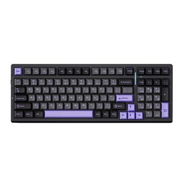 Mchose MC-G98S-3 G98 Pro %98 RGB Kablosuz Hotswap Siyah Mor Mekanik Gaming Klavye