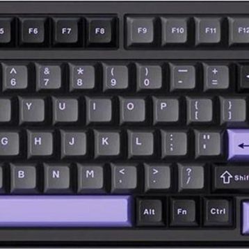 Mchose MC-G98S-3 G98 Pro %98 RGB Kablosuz Hotswap Siyah Mor Mekanik Gaming Klavye