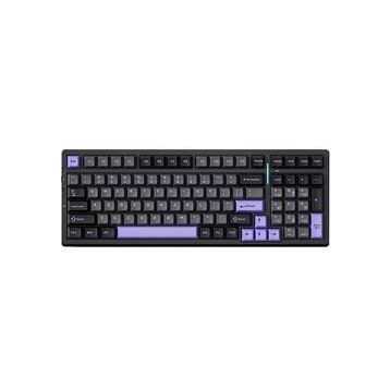 Mchose MC-G98S-3 G98 Pro %98 RGB Kablosuz Hotswap Siyah Mor Mekanik Gaming Klavye