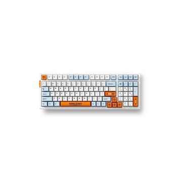 Mchose MC-G98S-7 G98 Pro %98 RGB Kablosuz Hotswap Turuncu Mavi Mekanik Gaming Klavye
