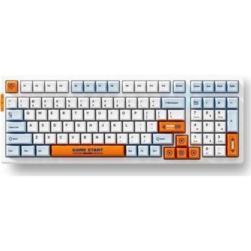 Mchose MC-G98S-7 G98 Pro %98 RGB Kablosuz Hotswap Turuncu Mavi Mekanik Gaming Klavye