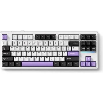 Mchose MC-K87-13 K87 %80 TKL RGB Kablosuz Hotswap Mor Mekanik Gaming Klavye