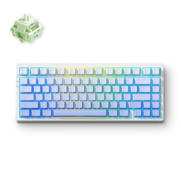Mchose MC-K87-13 K87 %80 TKL RGB Kablosuz Hotswap Mor Mekanik Gaming Klavye