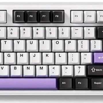 Mchose MC-K87-13 K87 %80 TKL RGB Kablosuz Hotswap Mor Mekanik Gaming Klavye