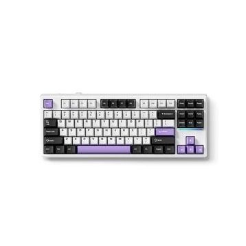 Mchose MC-K87-13 K87 %80 TKL RGB Kablosuz Hotswap Mor Mekanik Gaming Klavye