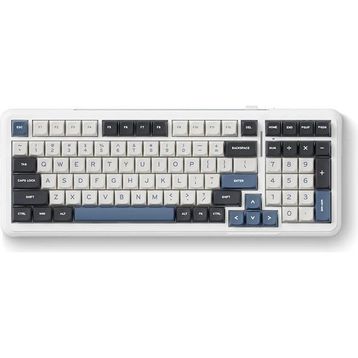 Mchose MC-K99-3A K99 %98 RGB Kablosuz Hotswap Navy Blue Mekanik Gaming Klavye