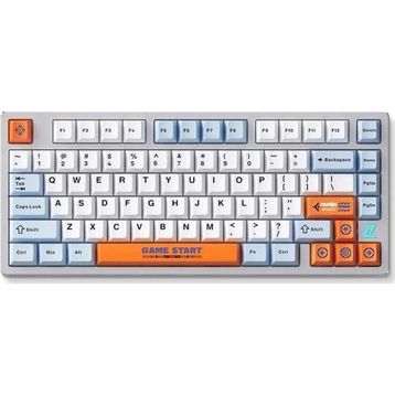 Mchose MC-Z75S-7 Z75S %75 RGB Kablosuz Hotswap Turuncu Mavi Mekanik Gaming Klavye