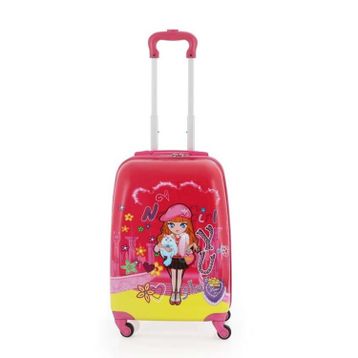 Mcs V307 Fuşya Nely Girl ABS Çocuk Valizi