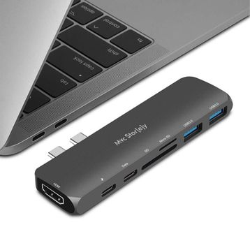 Mcstorey Type-c Dönüştürücü Hdmı 4k Uhd Adaptör Yüksek Veri Transferi Destekli Dual Girişli