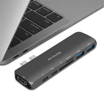 Mcstorey Type-c Dönüştürücü Hdmı 4k Uhd Adaptör Yüksek Veri Transferi Destekli Dual Girişli