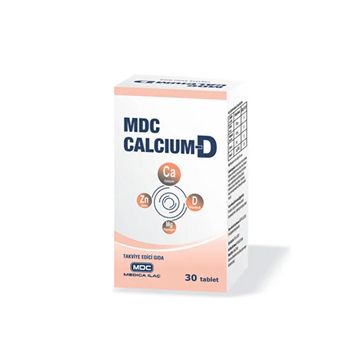 MDC Calcium-D Çinko 30 Tablet