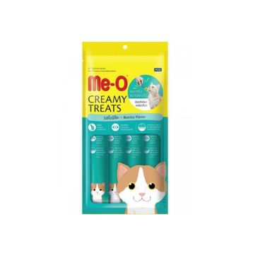 Me-O Kremalı Kurutulmuş Füme Ton Balıklı Tütsülenmiş Balık Lezzeti 4x15 gr Kedi Sıvı Ödül Maması