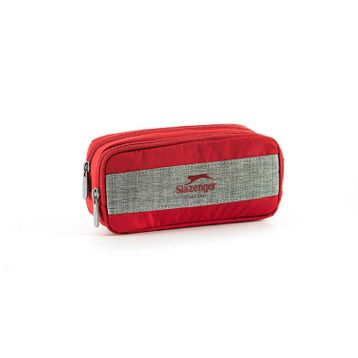 Me Slazenger Gri Kırmızı 23157 Traveller Kalem Çantası