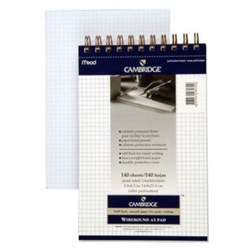 Mead A5 140 Yaprak Kareli Defter