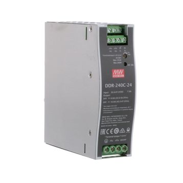 Mean Well DDR-240C-24 240W DIN Ray Sistem Yalıtılmış DC/DC Dönüştürücü