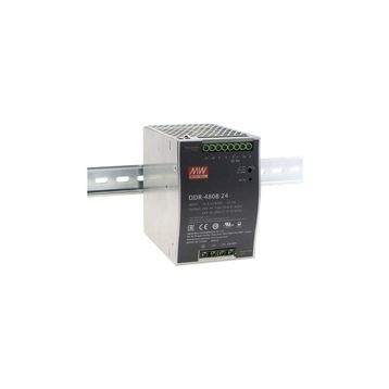 Mean Well DDR-480B-24 480W 16.8-33.6VDC 24VDC 20A DIN Tek Çıkışlı Ray Montajlı Dönüştürücü