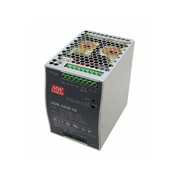 Mean Well DDR-480B-48 480W 16.8-33.6VDC 48VDC 10A DIN Tek Çıkışlı Ray Montajlı Dönüştürücü