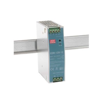 Mean Well EDR-120-12 120W 12V 10A Ray Montaj