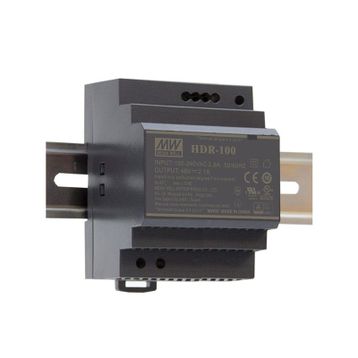 Mean Well HDR-100-12 85W Yeni Seri Ray Montaj