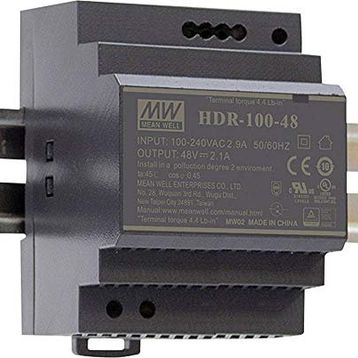 Mean Well HDR-100-12 85W Yeni Seri Ray Montaj
