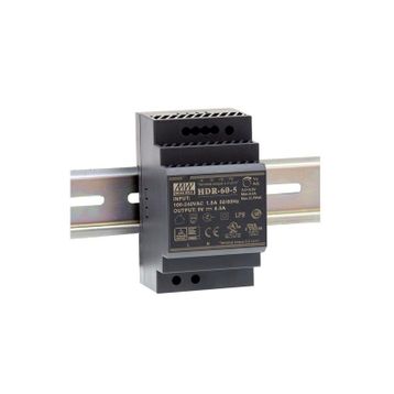 Mean Well HDR-60-12 54W Yeni Seri Ray Montaj