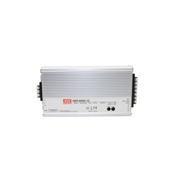 Mean Well HEP-600C-12 600W Tek Çıkışlı Üç kademeli Akü Şarj Cihazı