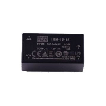 Mean Well IRM-15-15 15 W Tek Çıkışlı Kapsüllenmiş Güç Kaynağı