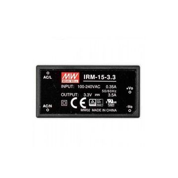 Mean Well IRM-15-3.3 15 W Tek Çıkışlı Kapsüllenmiş Güç Kaynağı