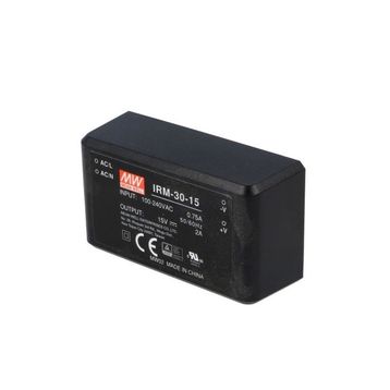 Mean Well IRM-30-15 30 W Tek Çıkışlı Kapsüllenmiş Güç Kaynağı