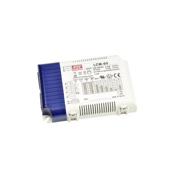 Mean Well LCM-60 60.3W 2V-90V/2V-42V 500-1400mA Sürücü