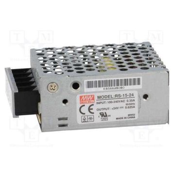 Mean Well RS-15-24 15W 24V 0.625A Kutulu Led Sürücü