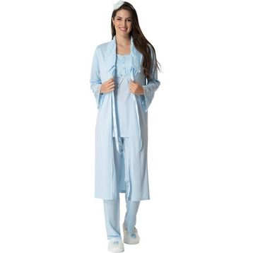 Mecit 1541 Mavi Lohusa Pijama Takımı