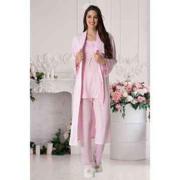 Mecit 1541 Pembe Lohusa Pijama Takımı