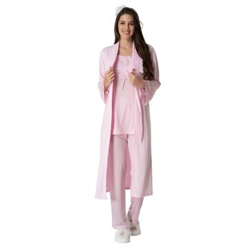 Mecit 1541 Pembe Lohusa Pijama Takımı