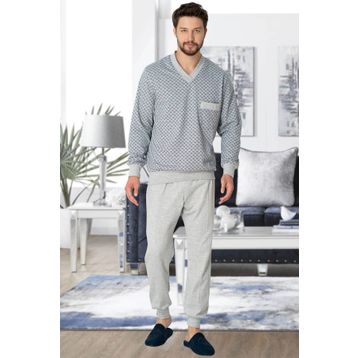 Mecit 2766 Gri Erkek Pijama Takımı